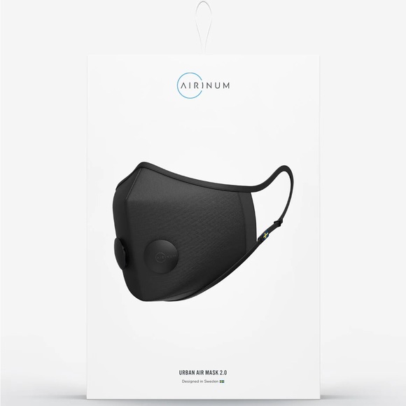 Airinum Urban Air Black Small Face Mask 2.0 - Picture 9 of 17